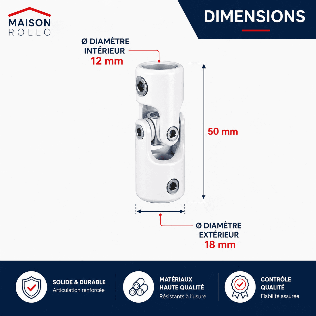 Genouillère d'entraînement Maison Rollo Ø 12 mm