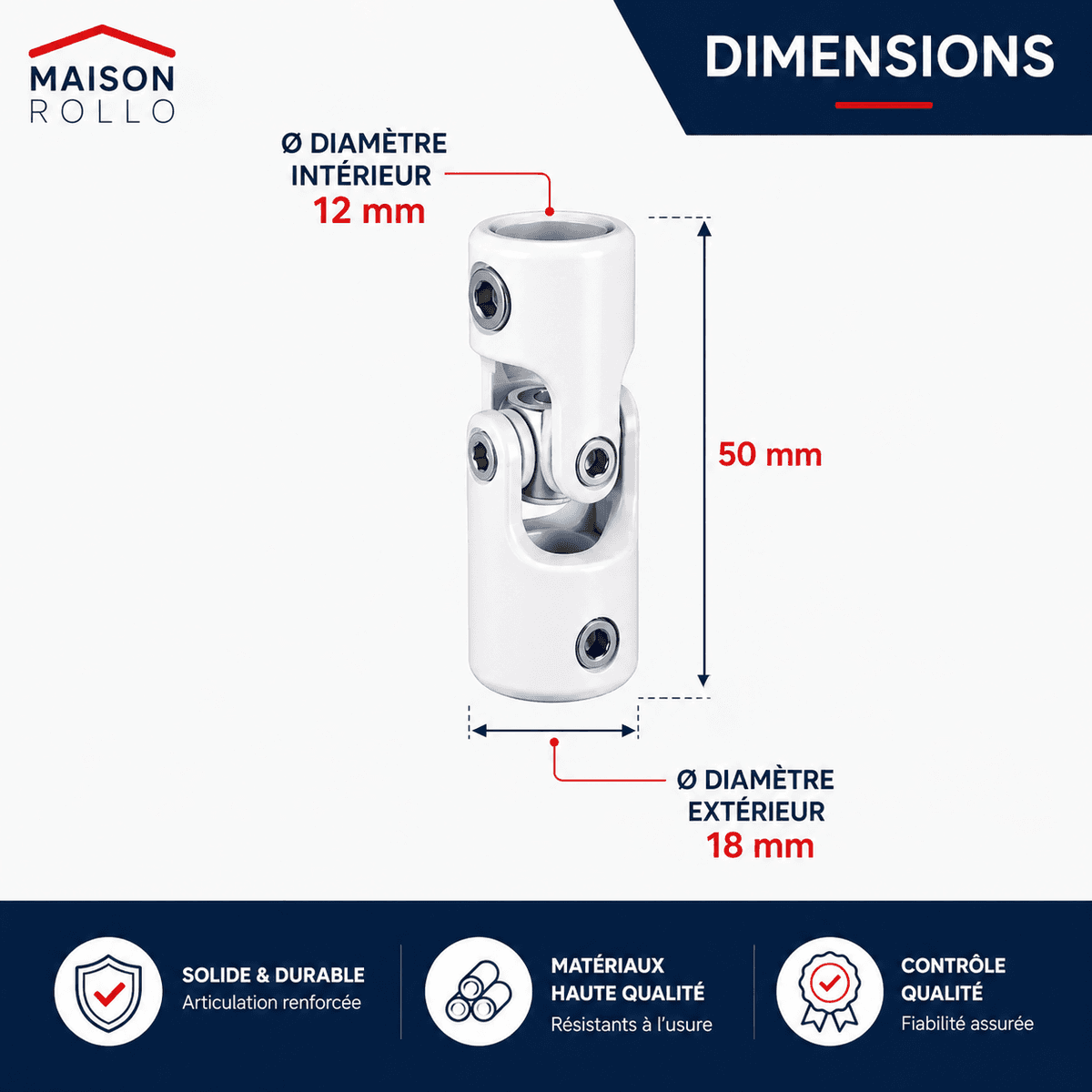 Genouillère d'entraînement Maison Rollo Ø 12 mm